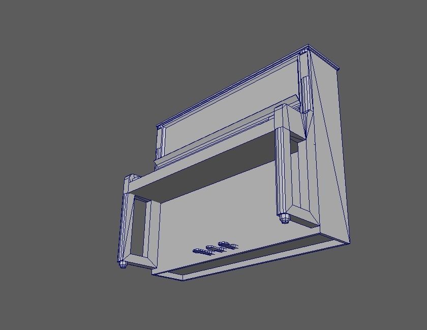  Piano CASIO Low-poly 3D model_15