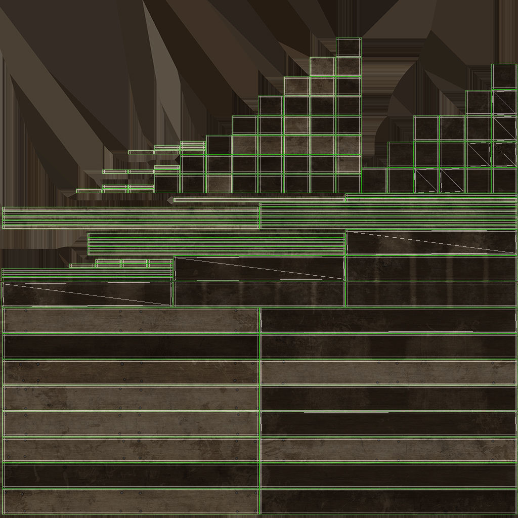 Cardboard Pallet Low-poly 3D model_17