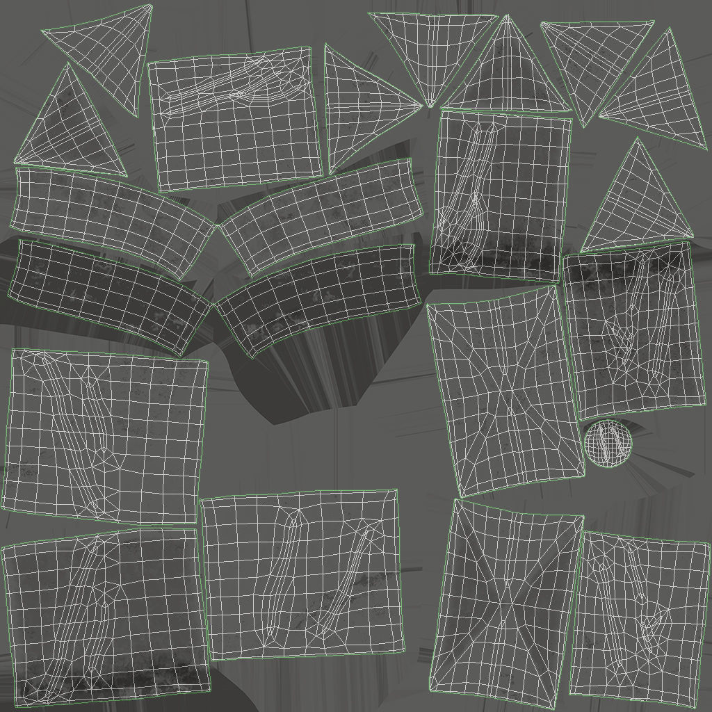 Cardboard Pallet Low-poly 3D model_15