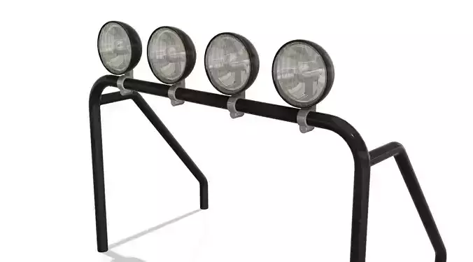 Printable roll cage light bar