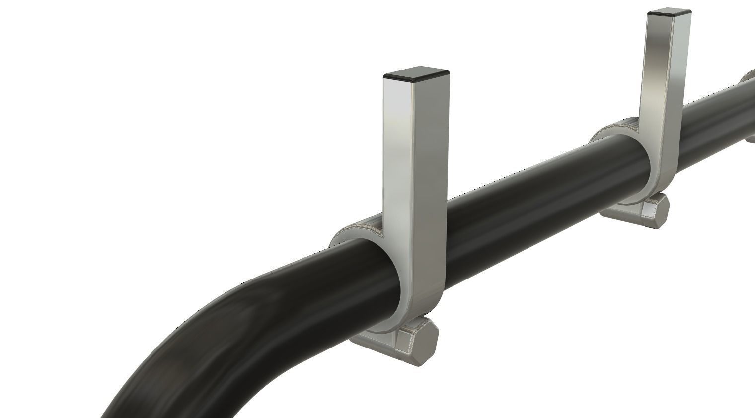 Printable roll cage light bar 3D print model_4