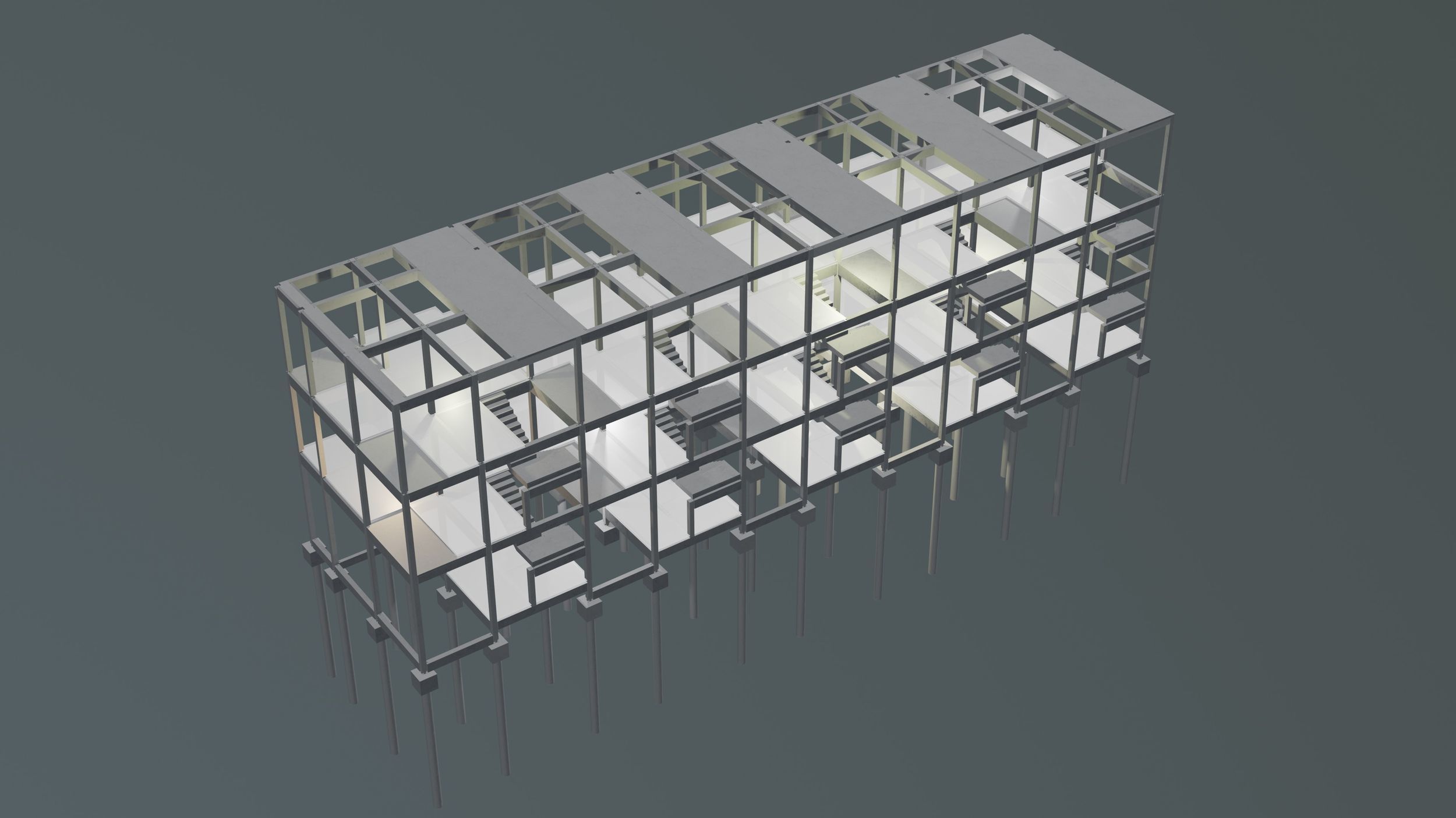 Structure under construction 3D model_4