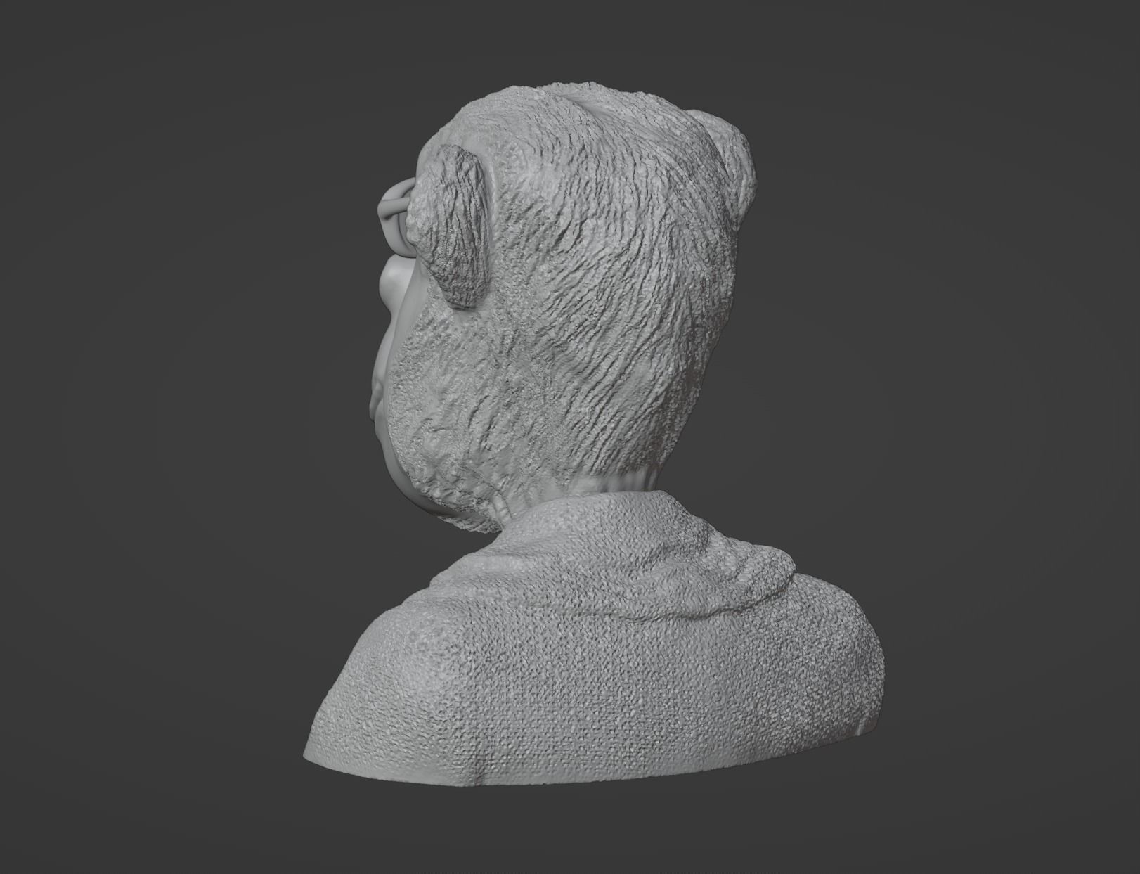 NFT Monkey Chripto Coin Character  3D print model_7