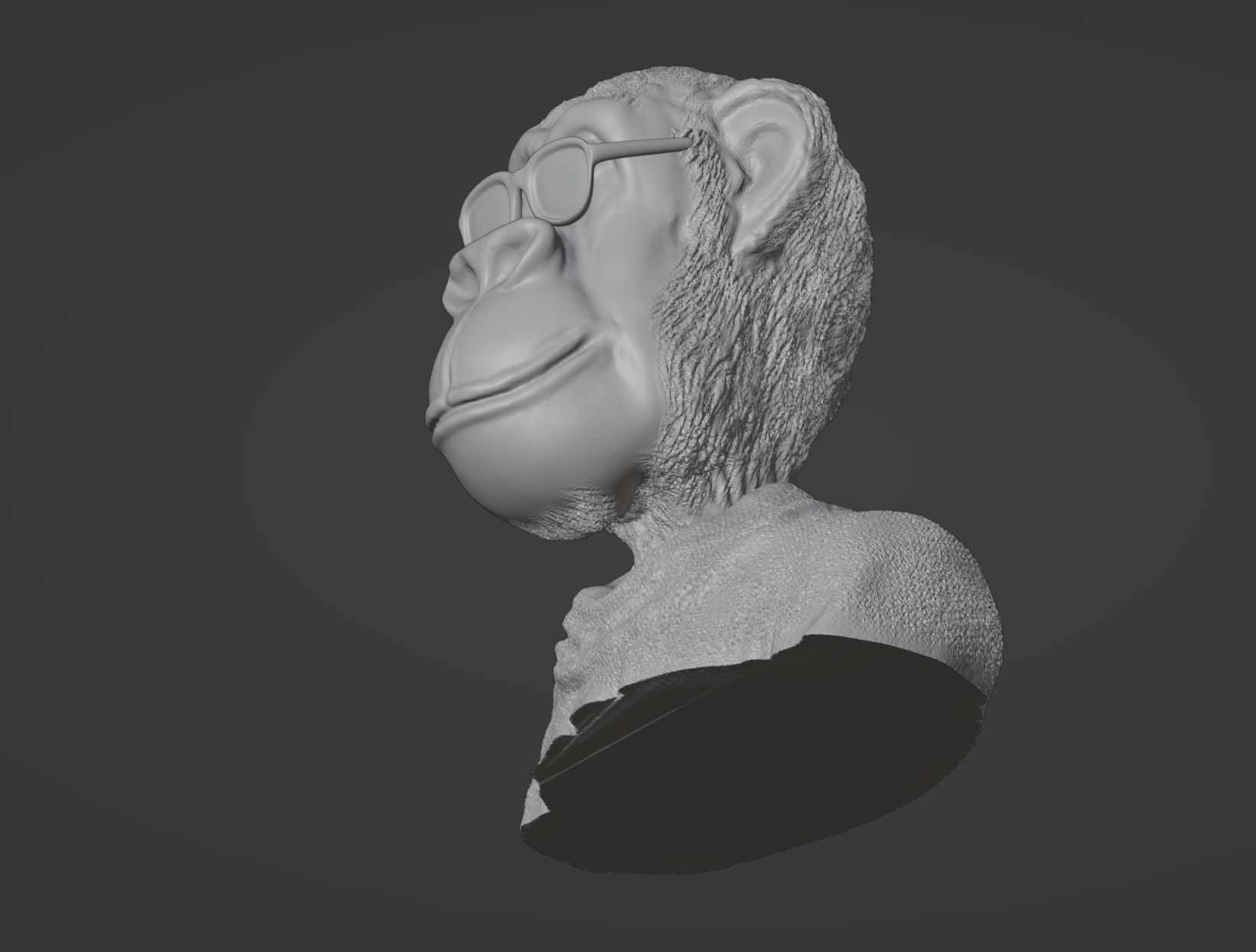NFT Monkey Chripto Coin Character  3D print model_8