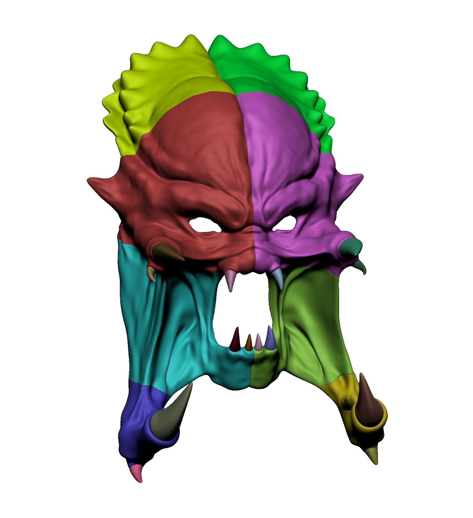 Predator Mask 3D print model_1
