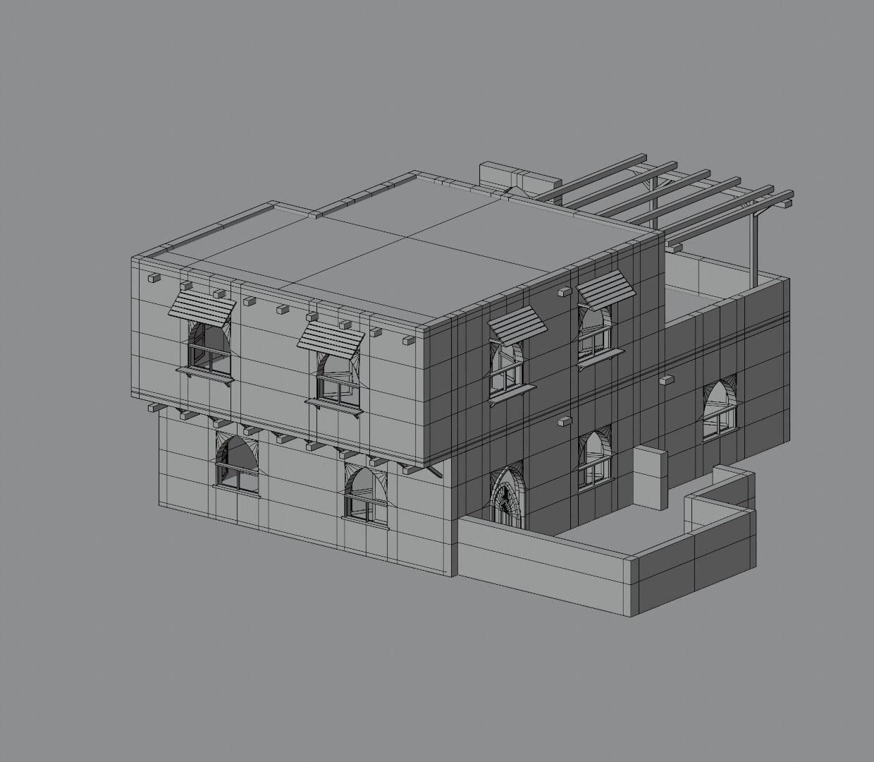 Ancient Desert House 4 3D model_14