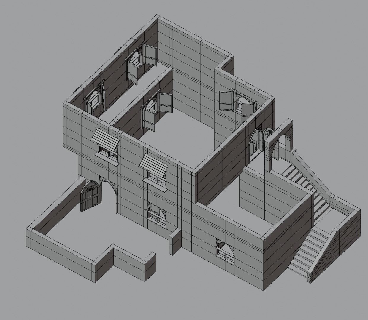 Ancient Desert House 4 3D model_15