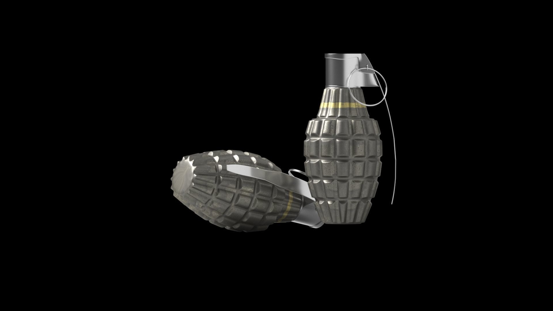 Grenade 3D model_11