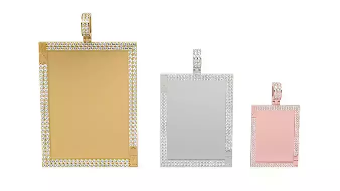 Picture pendant 1-2 inch N 74