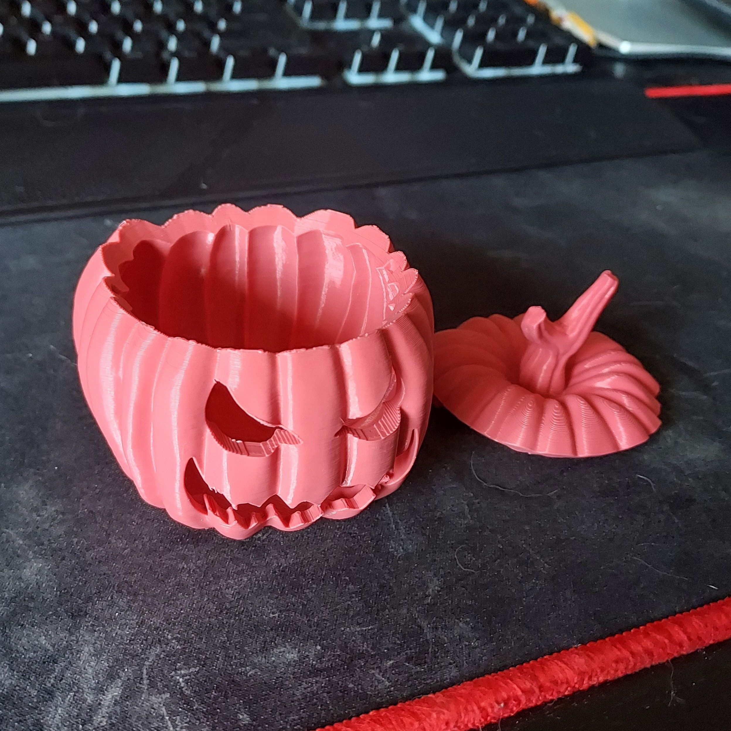 Jack-O-Lantern Light Candle Holder - Pre-Supported STL Files V3 3D print model_1
