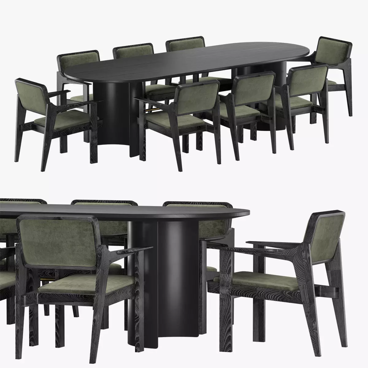 TORO CHAIR STAMP TABLE 3D model