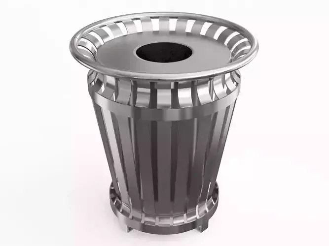 Trash can 10 3D model