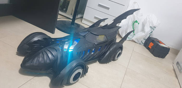Batmobile 1995 forever scale model 3D print model_7
