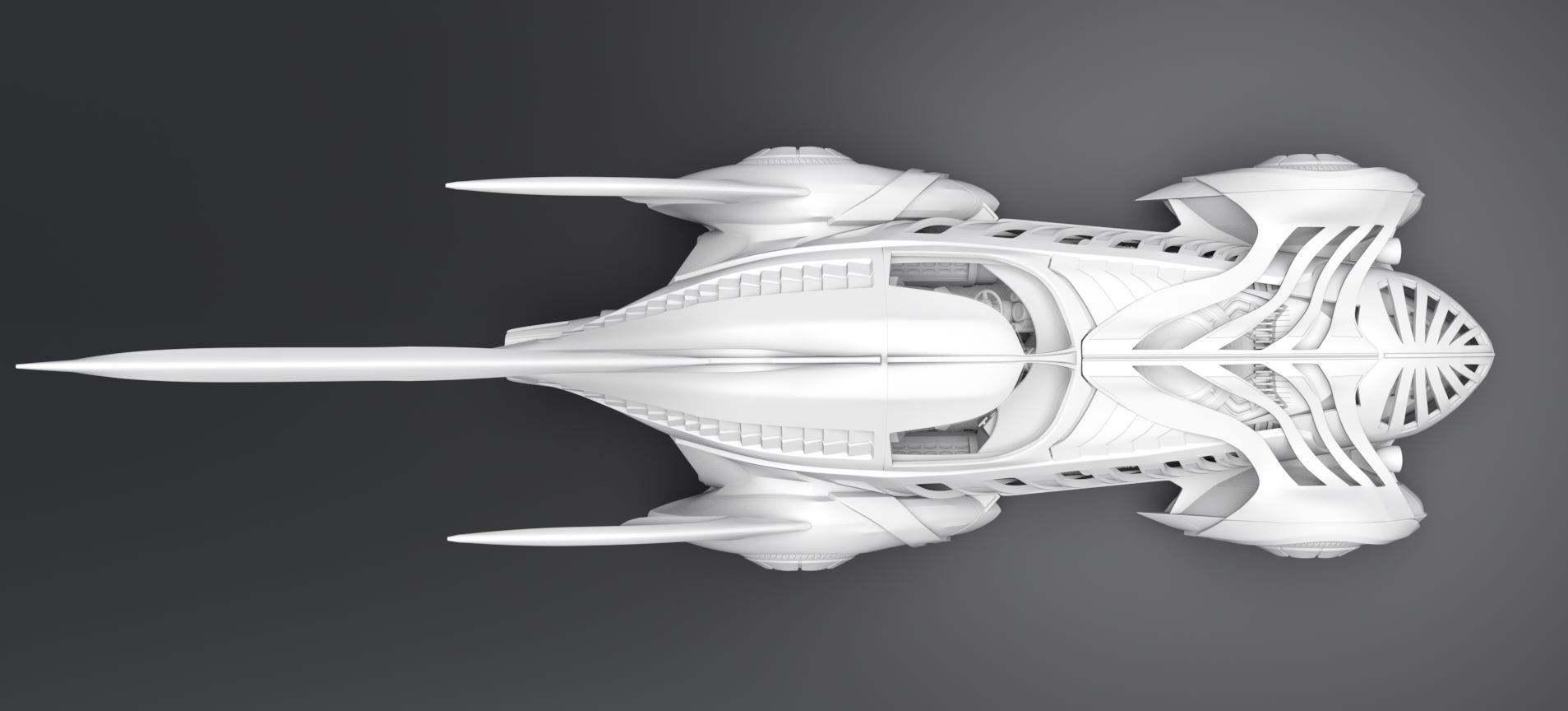 Batmobile 1995 forever scale model 3D print model_3