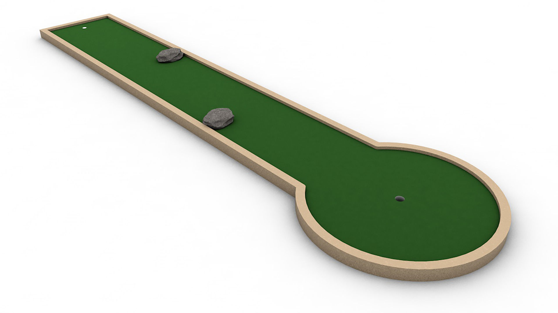Mini-golf pack 3D model_2