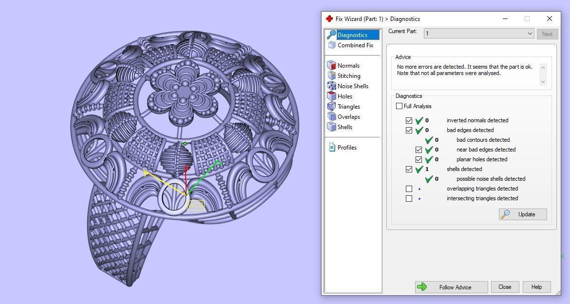 Katak Gold Ring - 3D Print File 3D print model_5