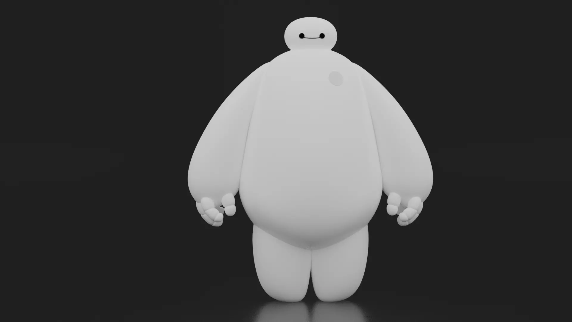 Baymax rock 3D model_0