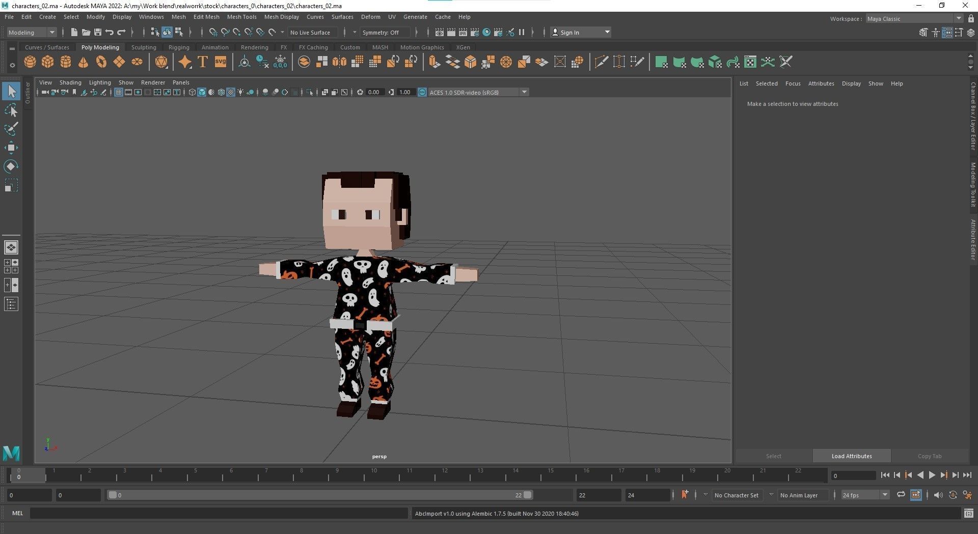Low poly characters 02 pack 3d model Low-poly 3D model_25