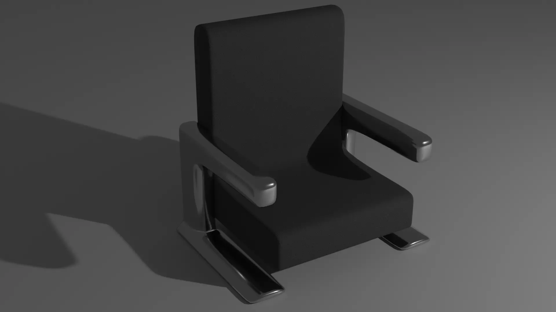 chair for office 3D model_0