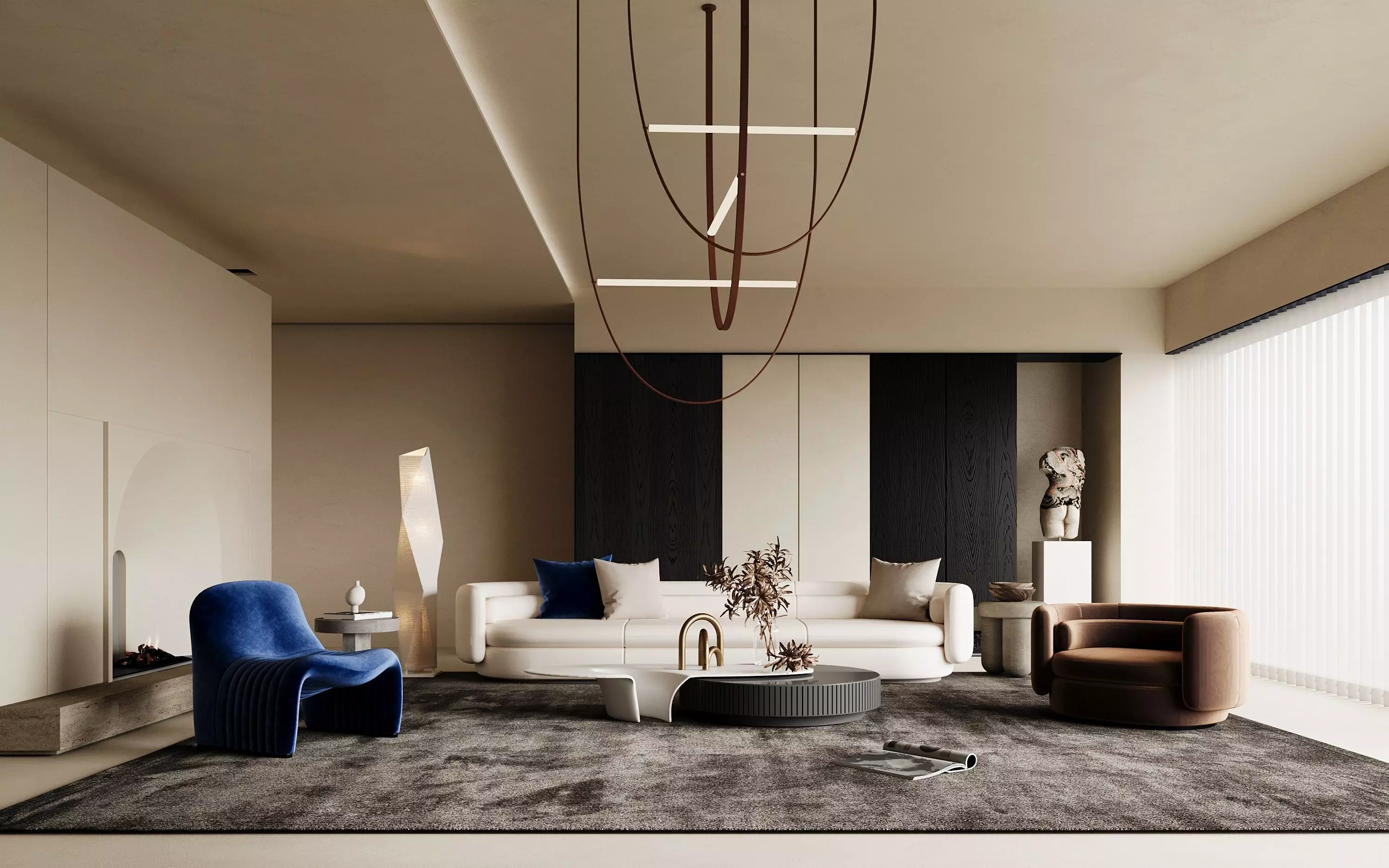 living room Corona Renderer 3D model 3D model 3D model 3D model_0