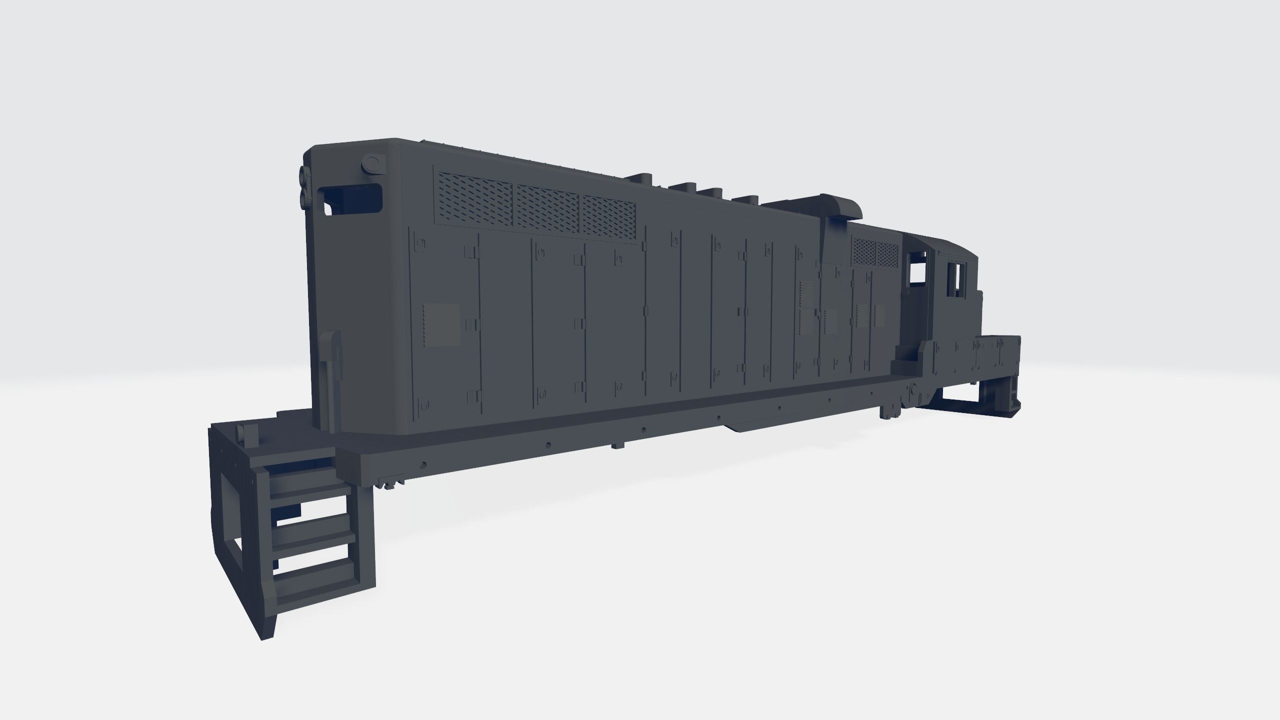 GP10 Paducah Geep N Scale 3D print model_3