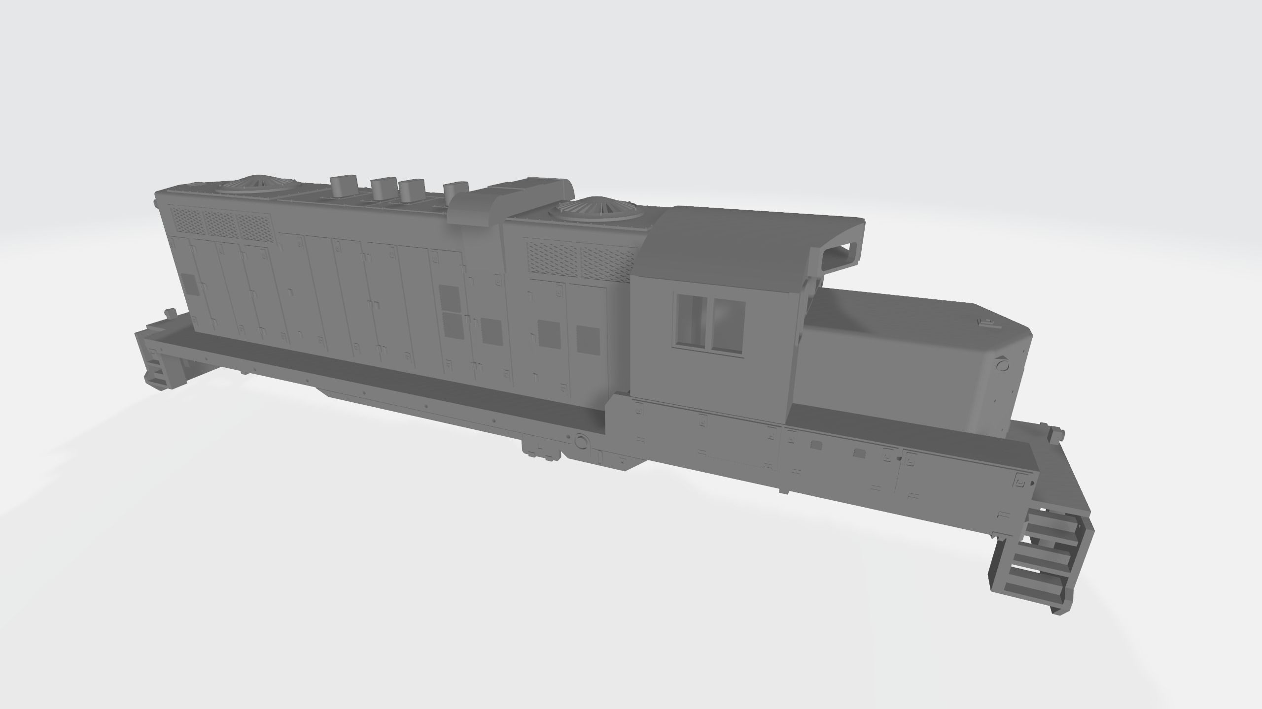 GP10 Paducah Geep N Scale 3D print model_8