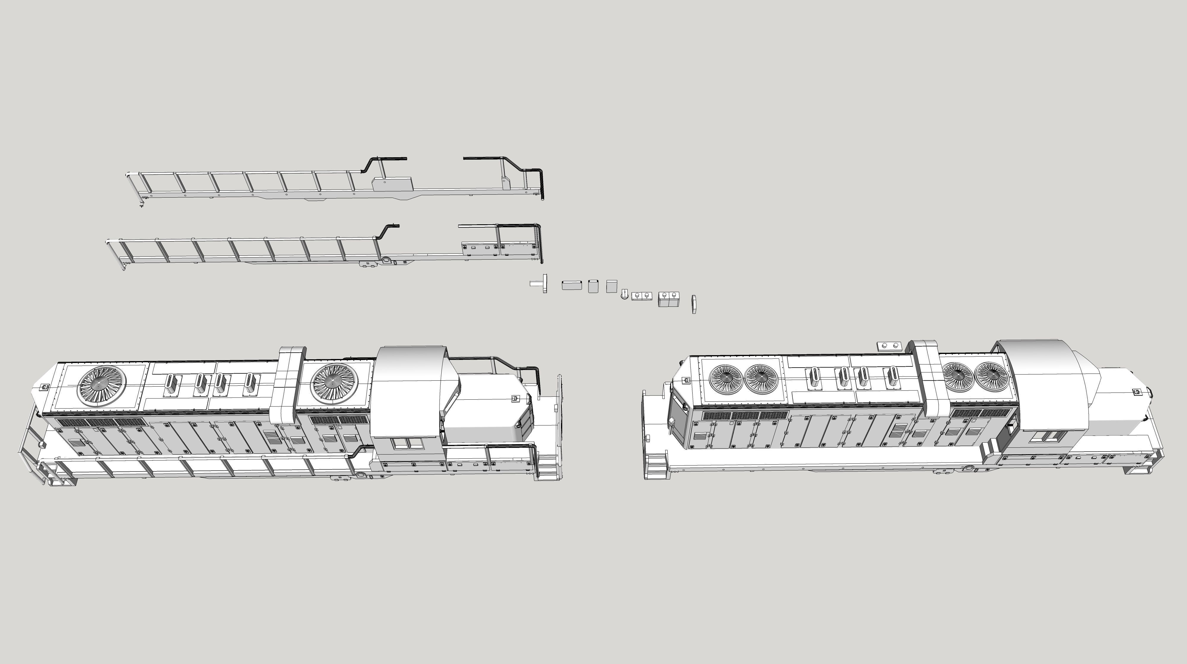GP10 Paducah Geep N Scale 3D print model_1