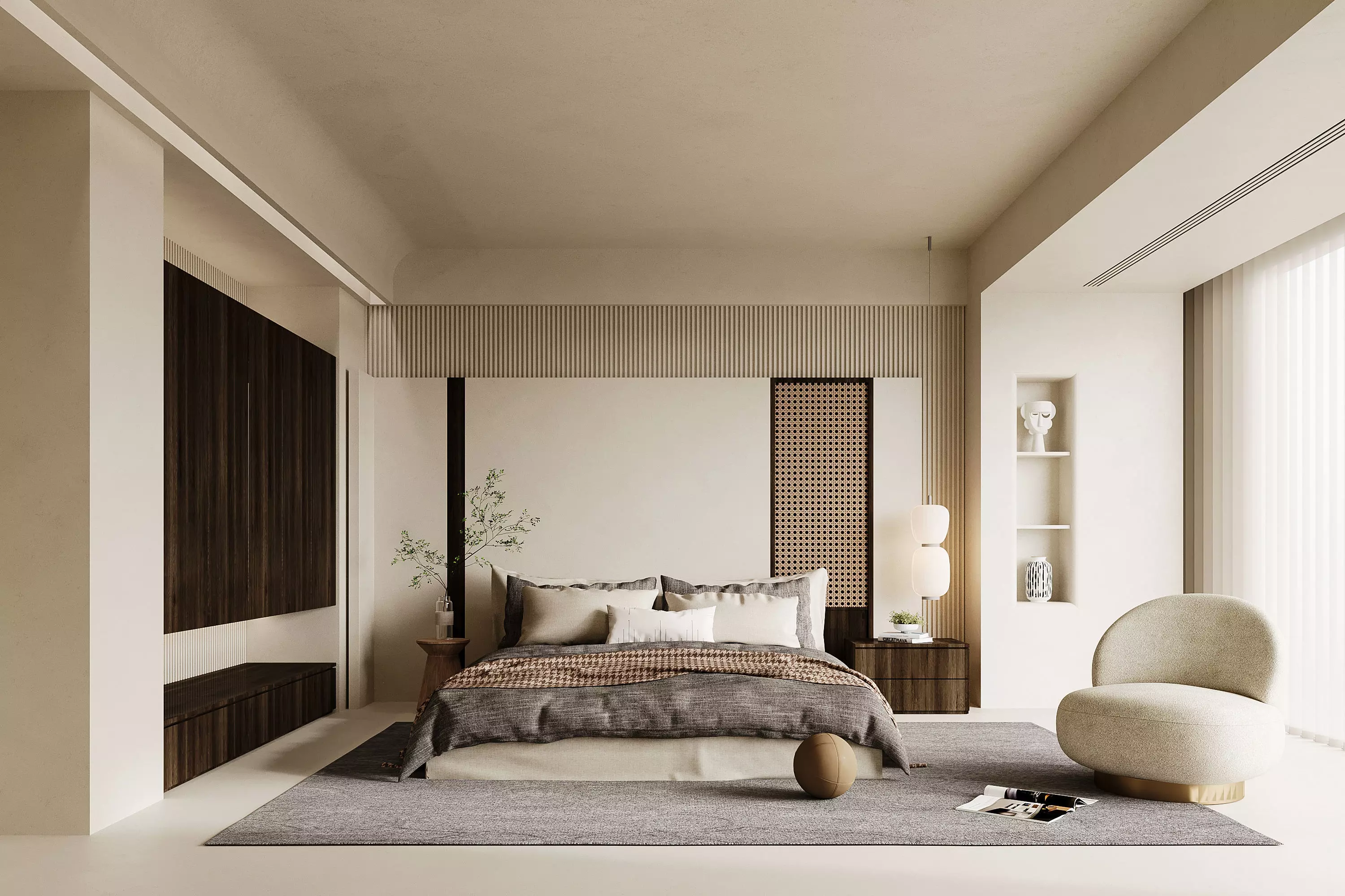 Bedroom Corona Renderer 3D model 3D model 3D model