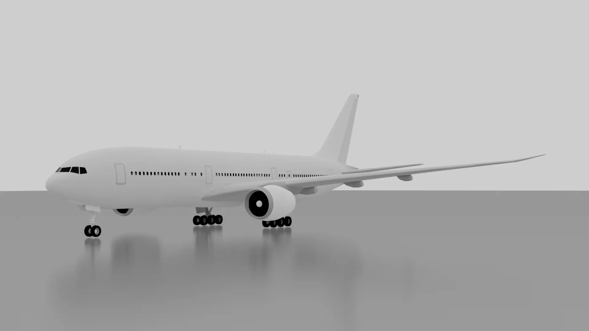 Boeing 777-200ER 3D model_0