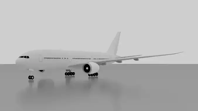 Boeing 777-200ER 3D model