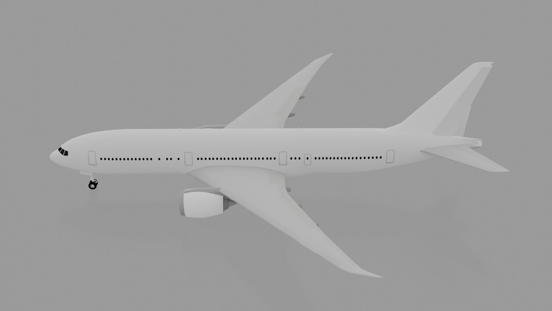 Boeing 777-200ER 3D model_8