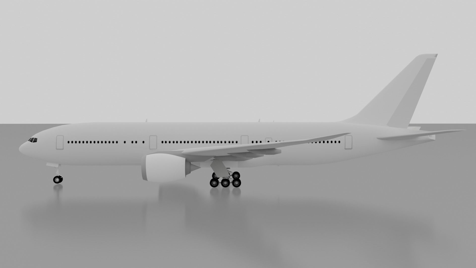 Boeing 777-200ER 3D model_7