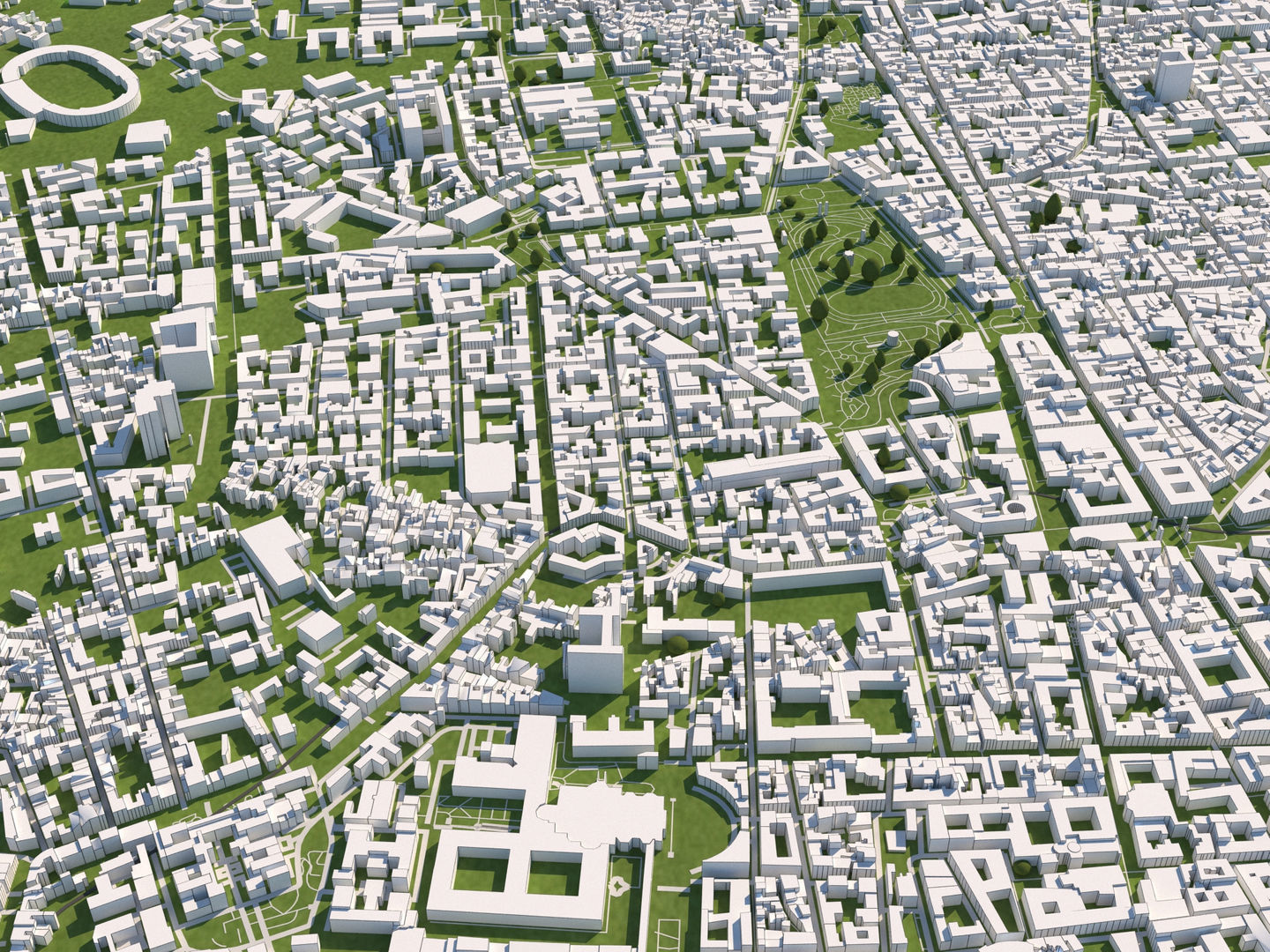 Catania Italy 50x50km City Map 3D Model 3D model_10
