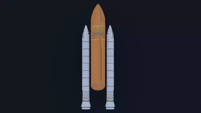 Shuttle External Tank and SRBs