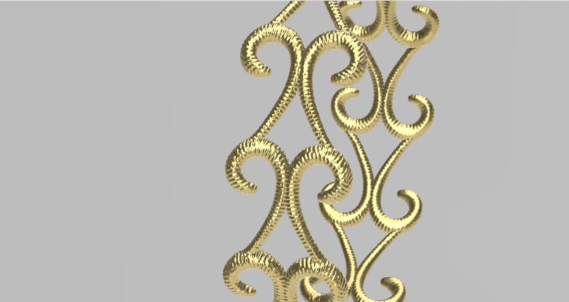 TEXTURED BANGLE STL VERIFIED 3D print model_7