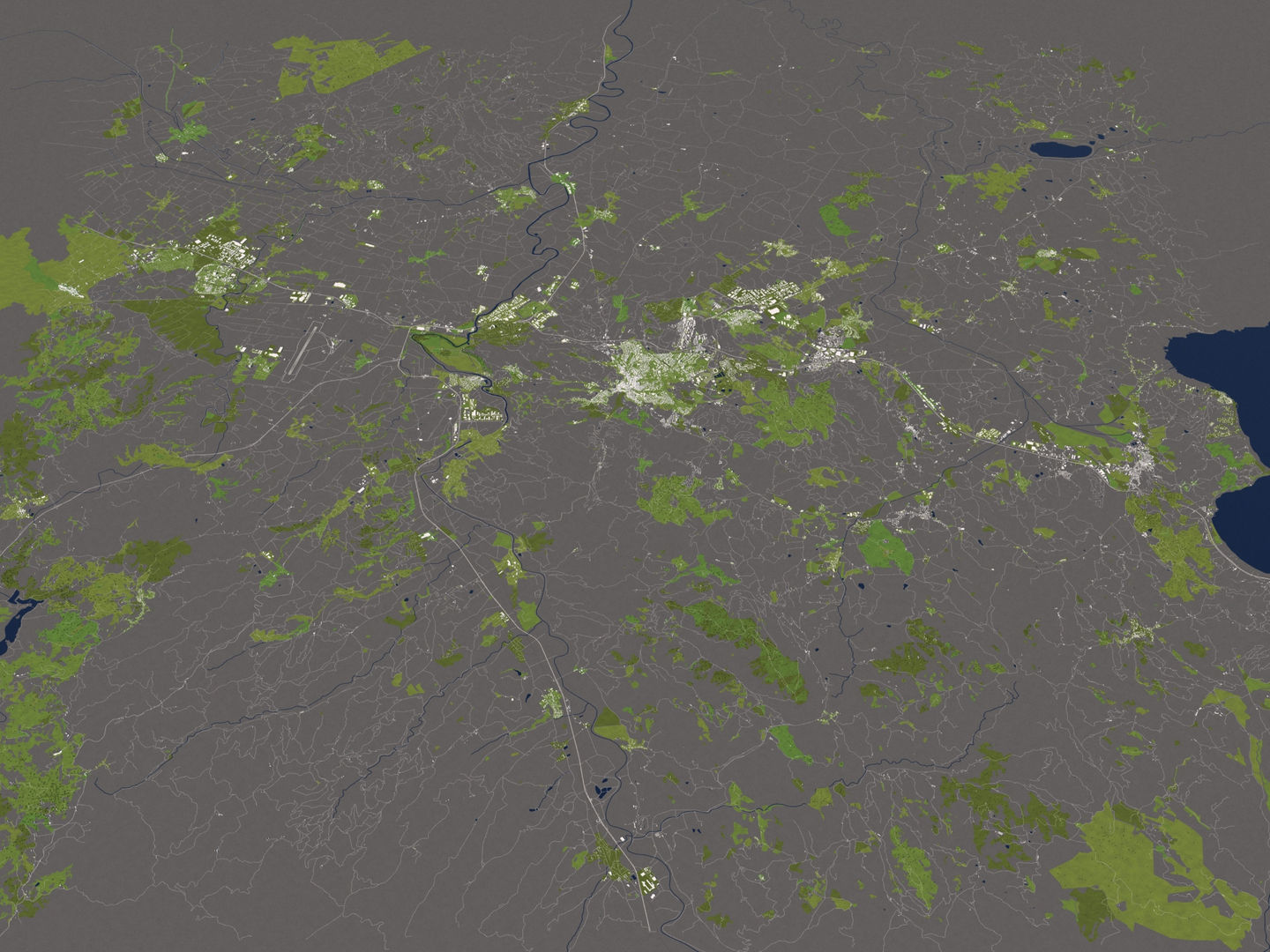 Perugia Italy 50x50km City Map 3D Model 3D model_14