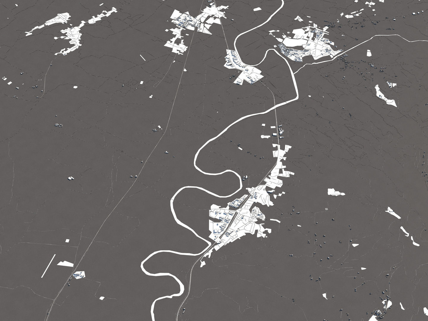 Perugia Italy 50x50km City Map 3D Model 3D model_25