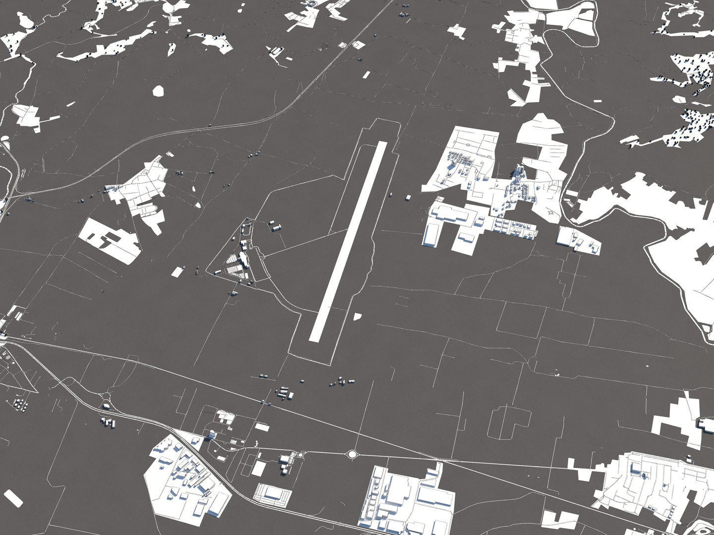 Perugia Italy 50x50km City Map 3D Model 3D model_23