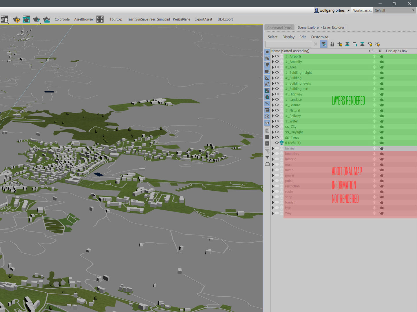 Perugia Italy 50x50km City Map 3D Model 3D model_11