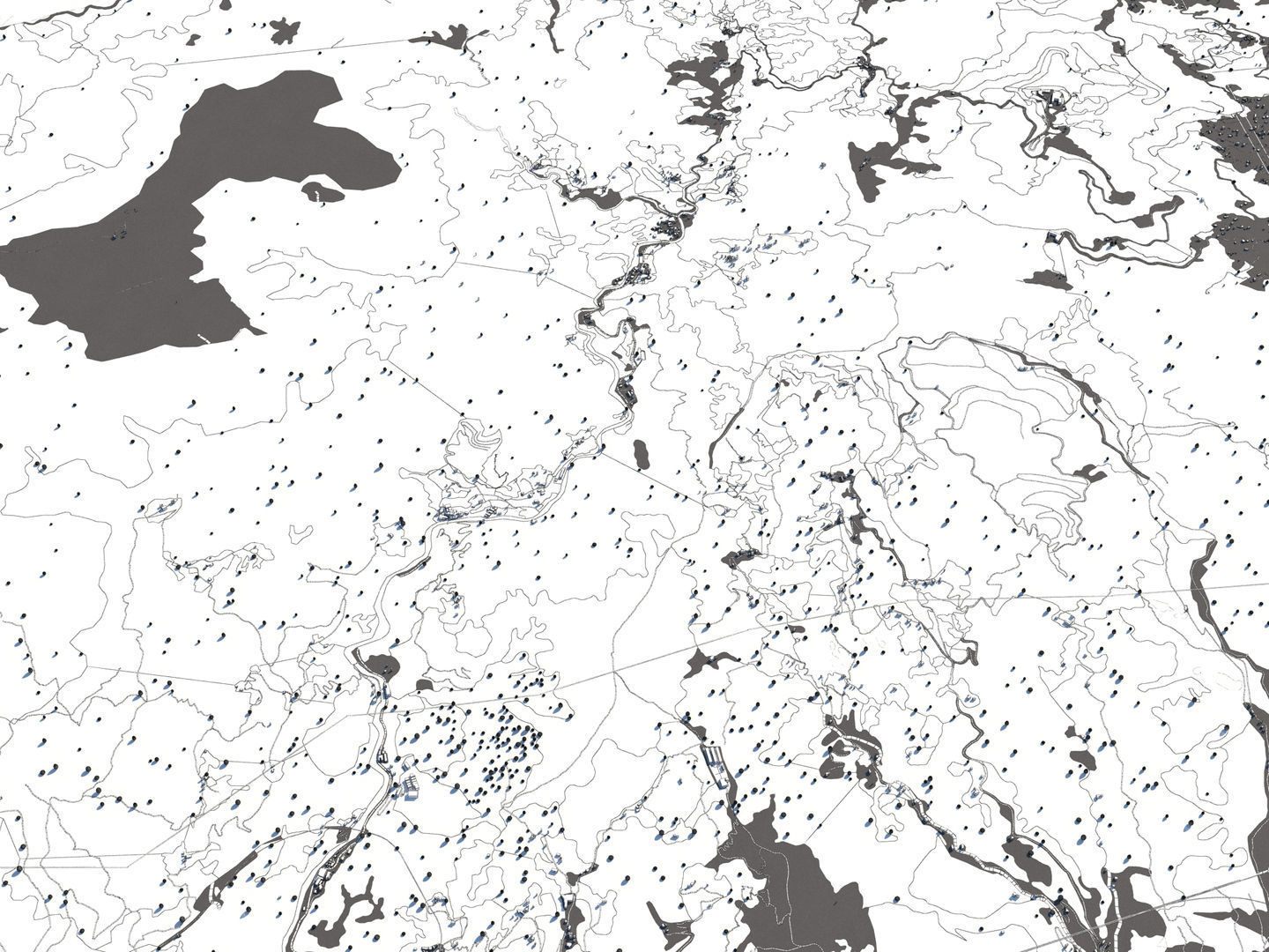 Genoa Italy 50x50km City Map 3D Model 3D model_21