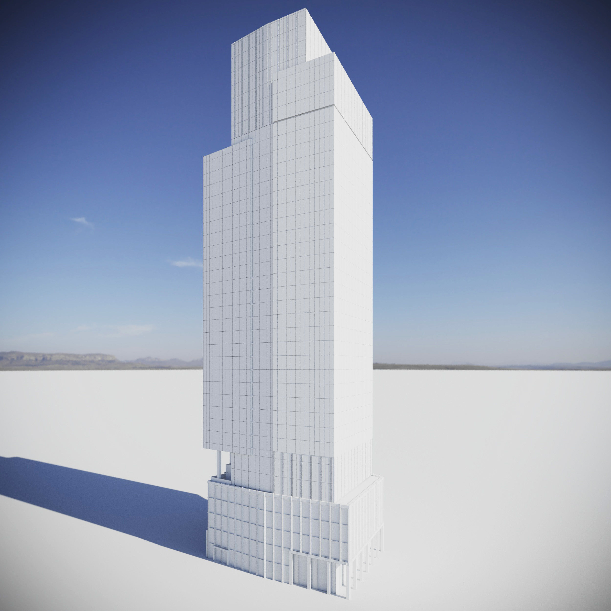 1 Leadenhall Street Tower - London Skyscraper 3D model_13
