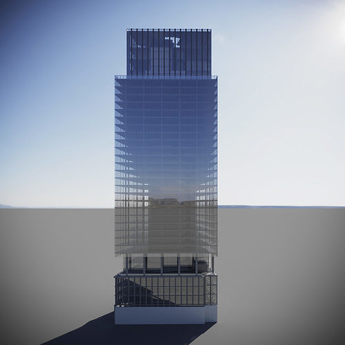 1 Leadenhall Street Tower - London Skyscraper 3D model 7