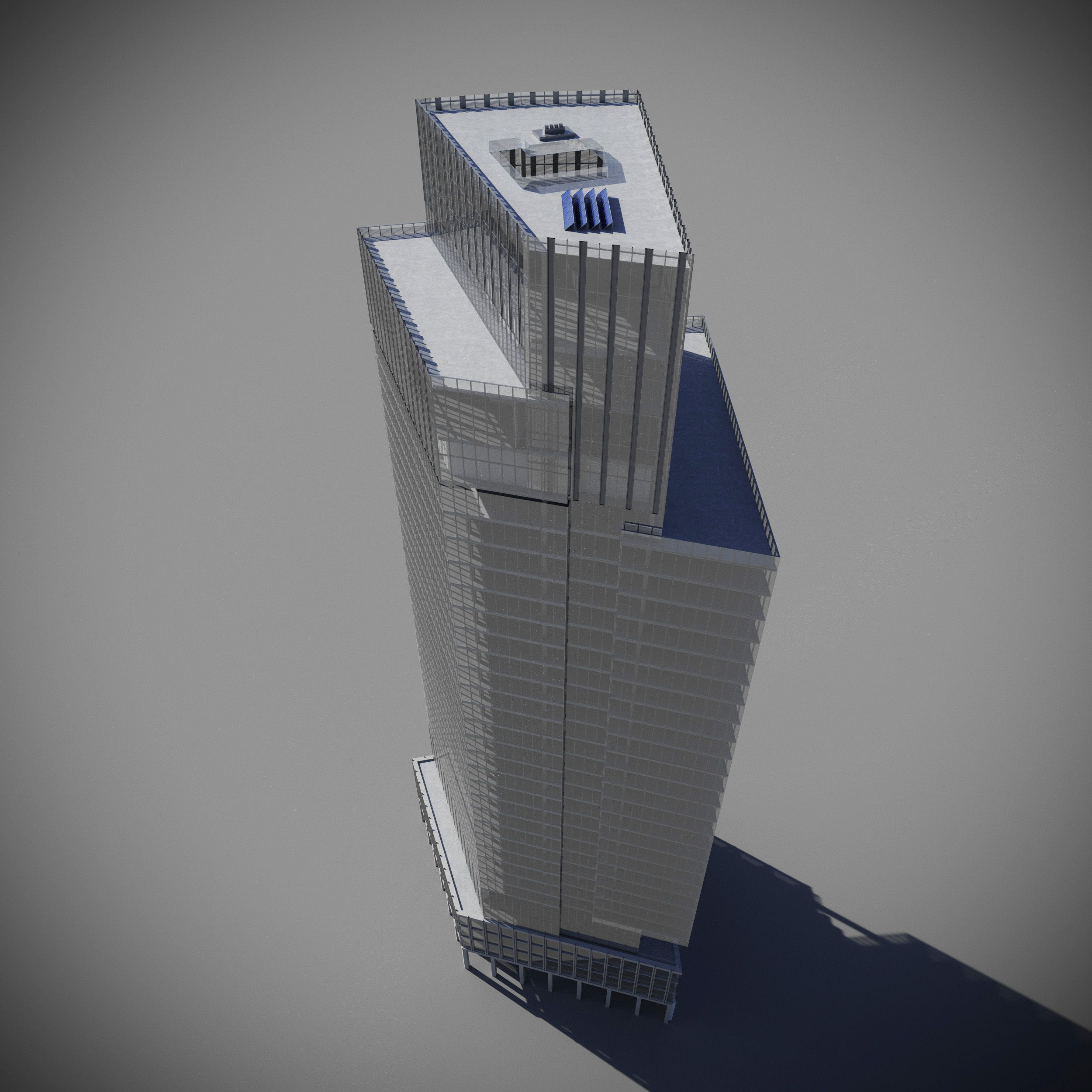 1 Leadenhall Street Tower - London Skyscraper 3D model_9