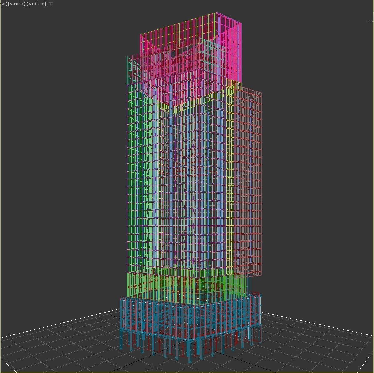 1 Leadenhall Street Tower - London Skyscraper 3D model_27