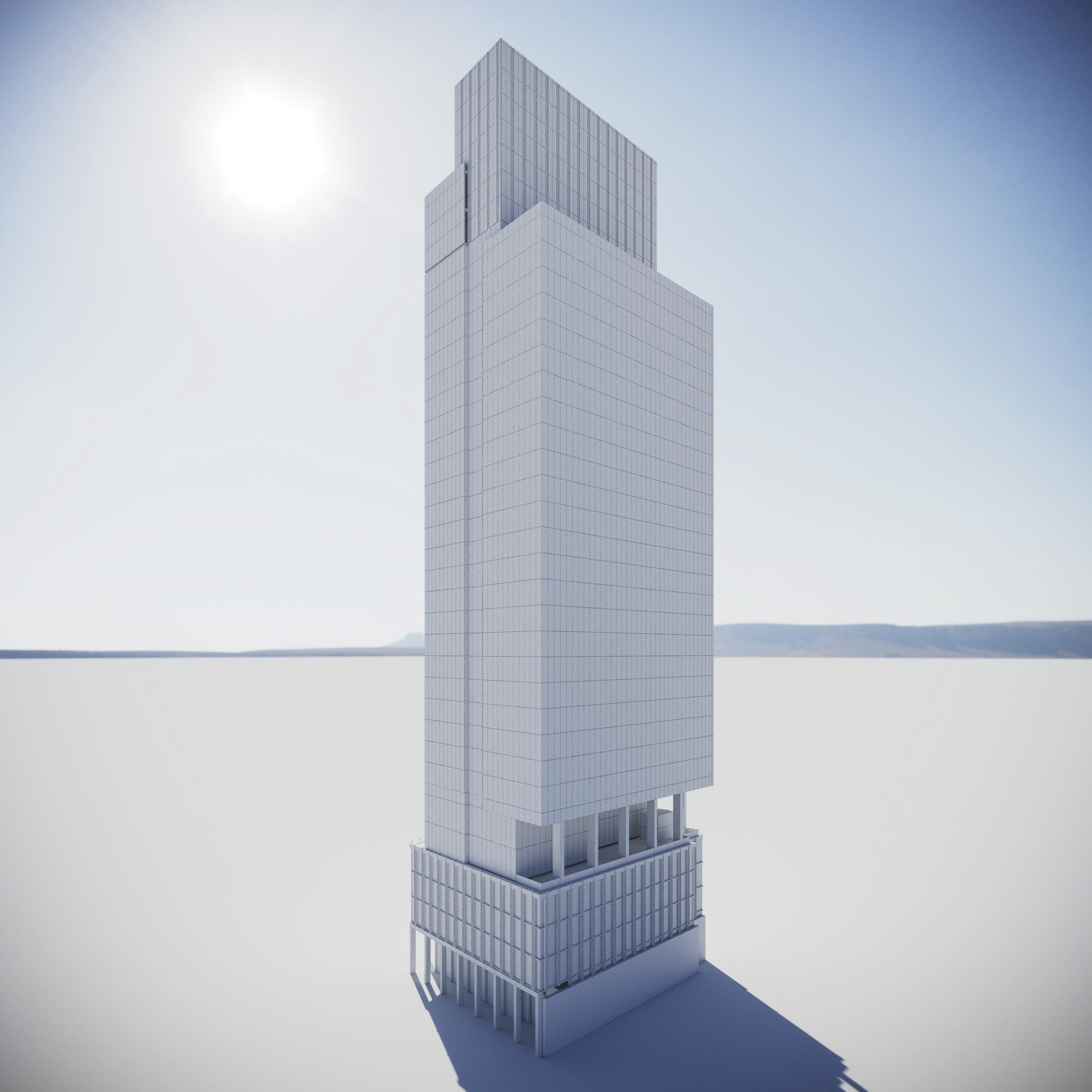 1 Leadenhall Street Tower - London Skyscraper 3D model_22
