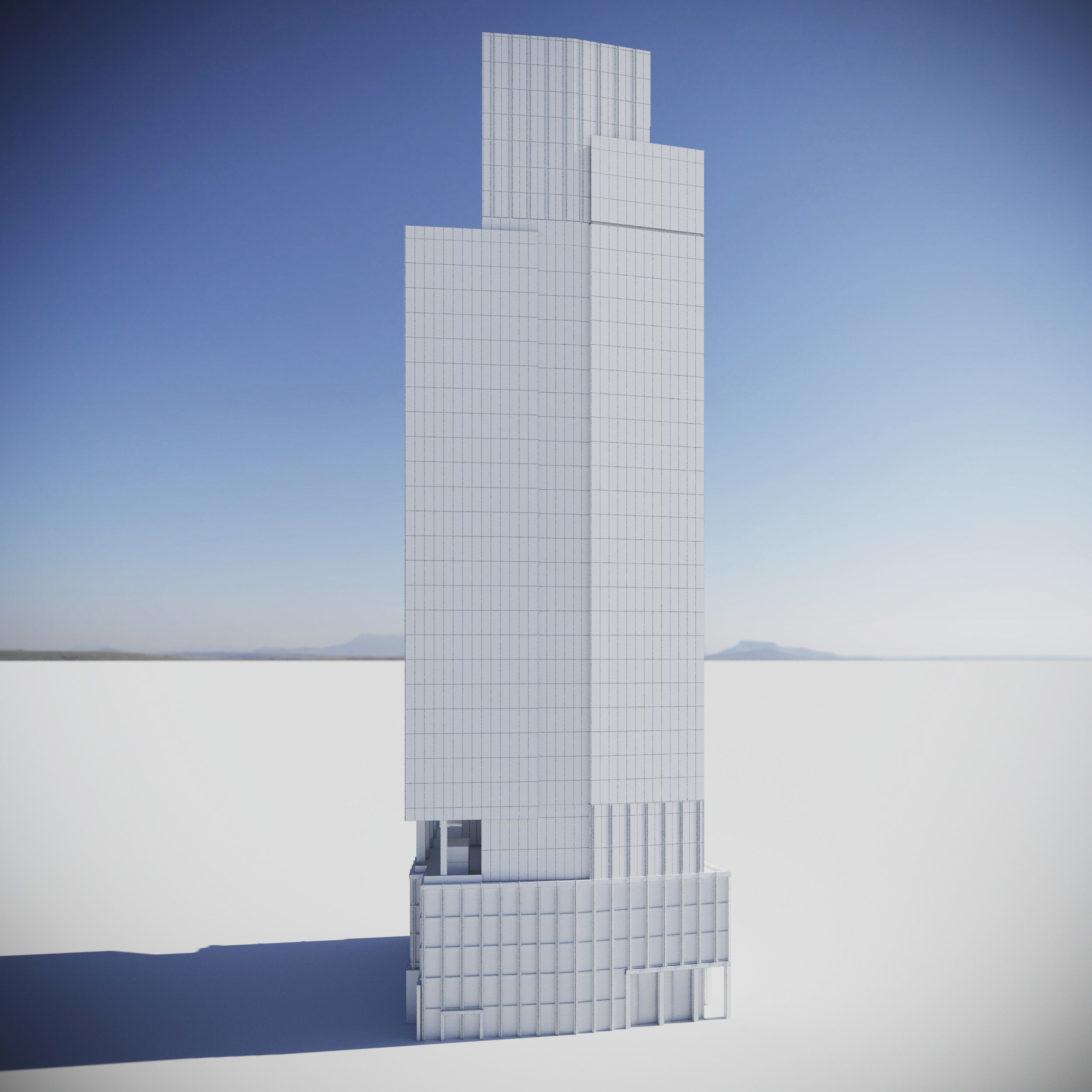 1 Leadenhall Street Tower - London Skyscraper 3D model_14