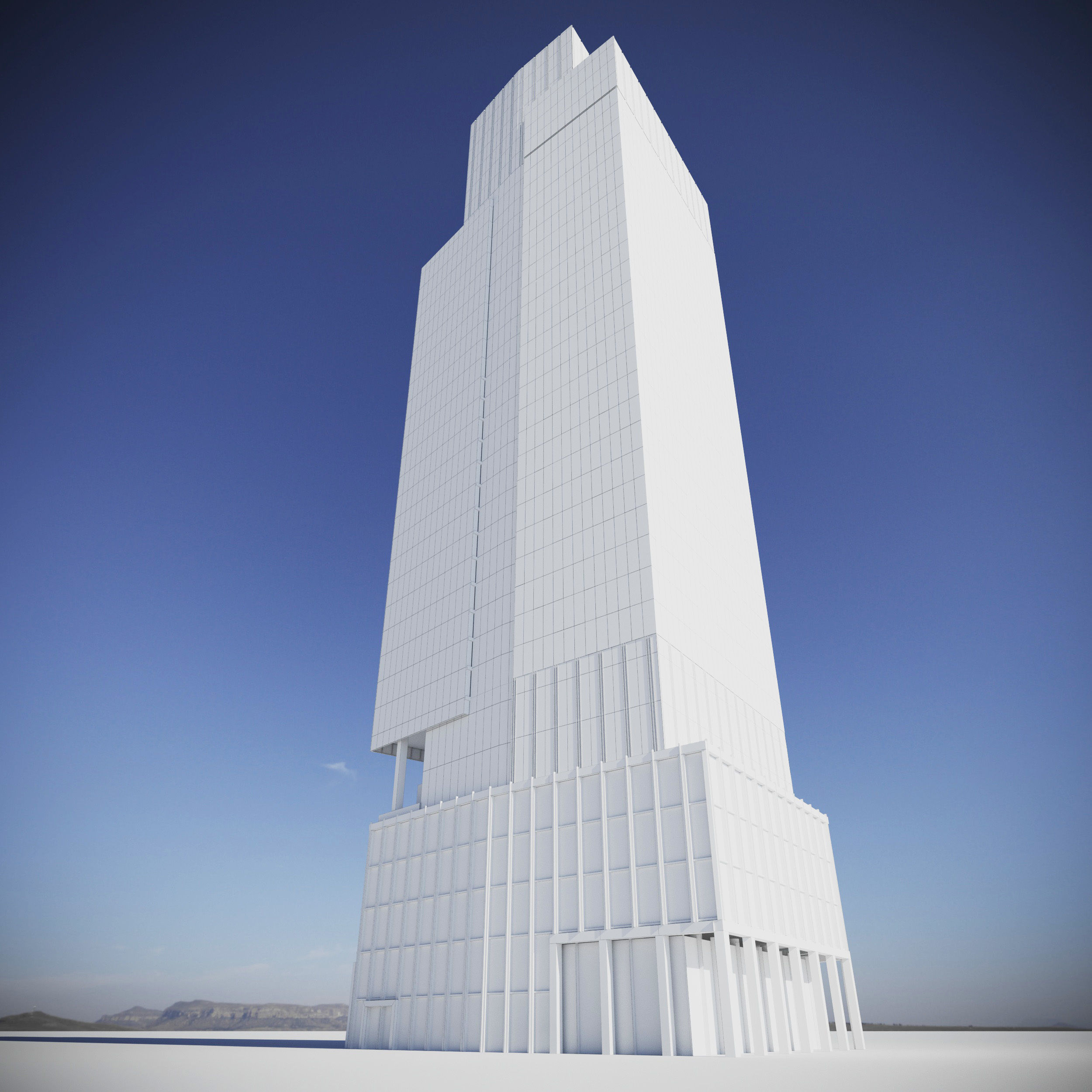 1 Leadenhall Street Tower - London Skyscraper 3D model_16