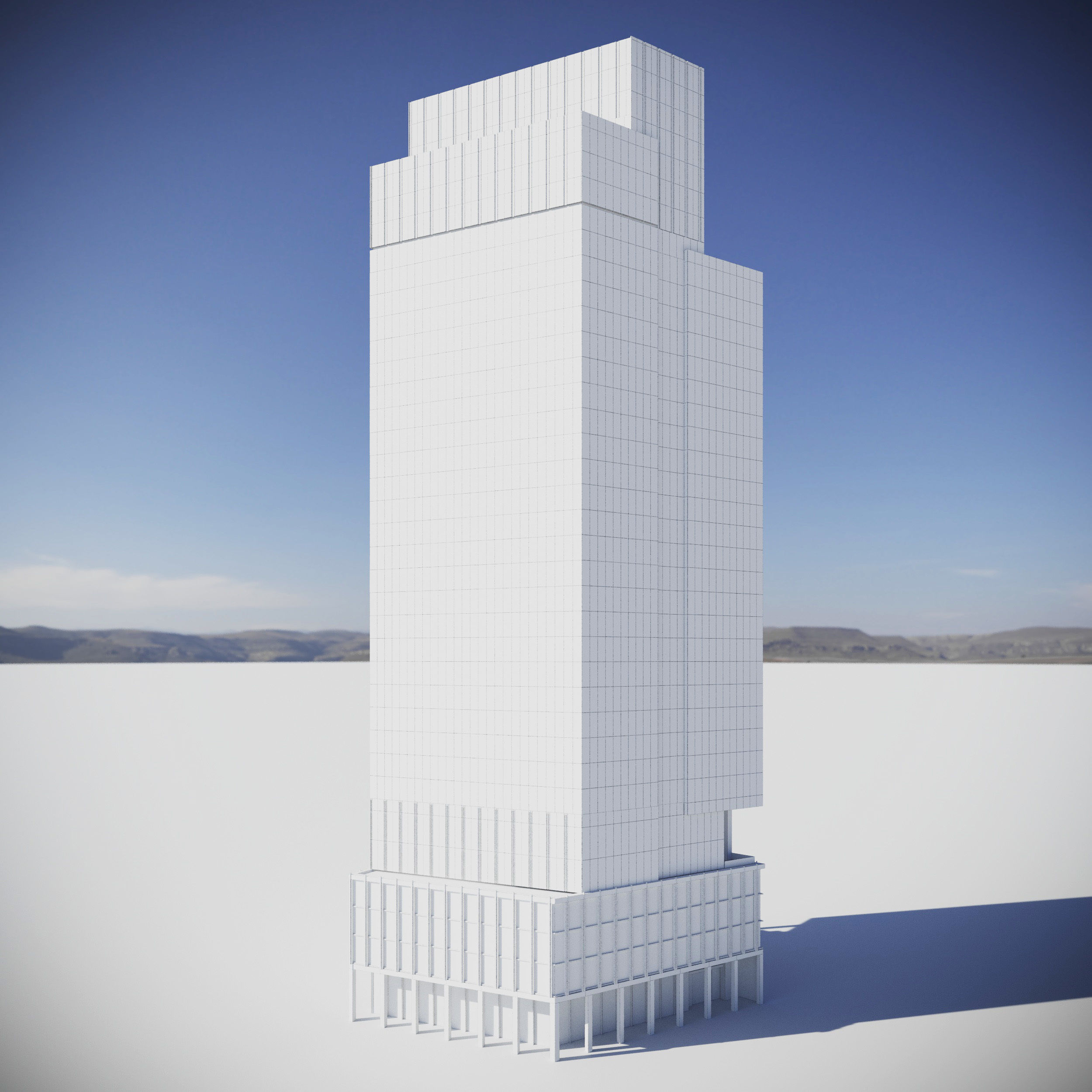 1 Leadenhall Street Tower - London Skyscraper 3D model_17