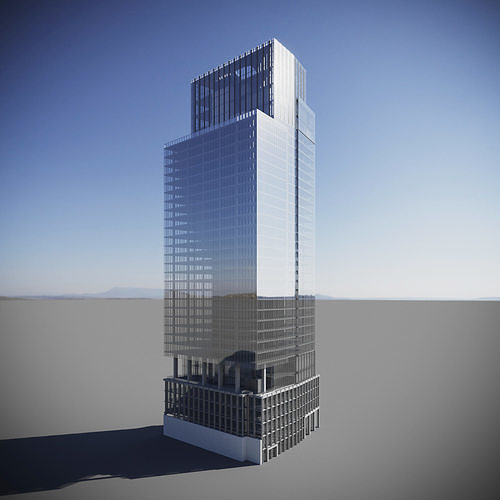 1 Leadenhall Street Tower - London Skyscraper 3D model 6
