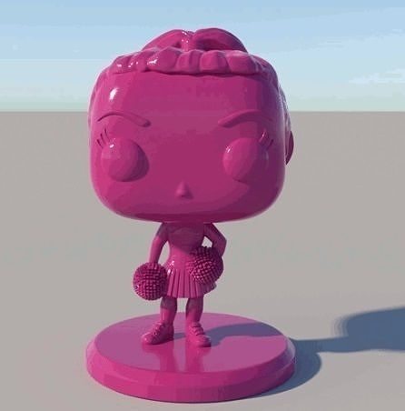 cheerleader FUNKO  3D print model